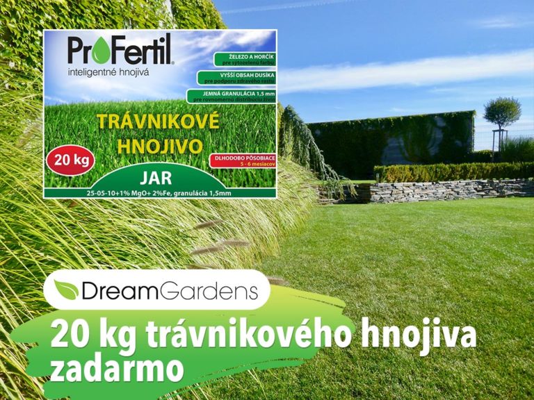 20 kg trávnikového hnojiva zadarmo - dreamgardens.sk - Záhradná architektúra - projektovanie a realizácie záhrad 20 kg trávnikového hnojiva zadarmo - dreamgardens.sk - Záhradná architektúra - projektovanie a realizácie záhrad